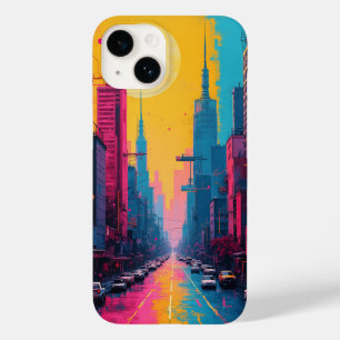 coque iphone (paysage urbain animé)