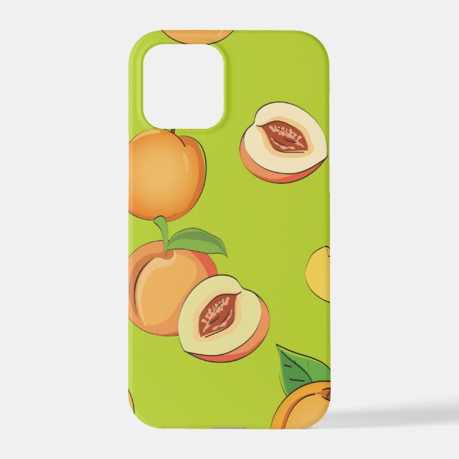 Coque iPhone Peach Pattern 4 (Verso)