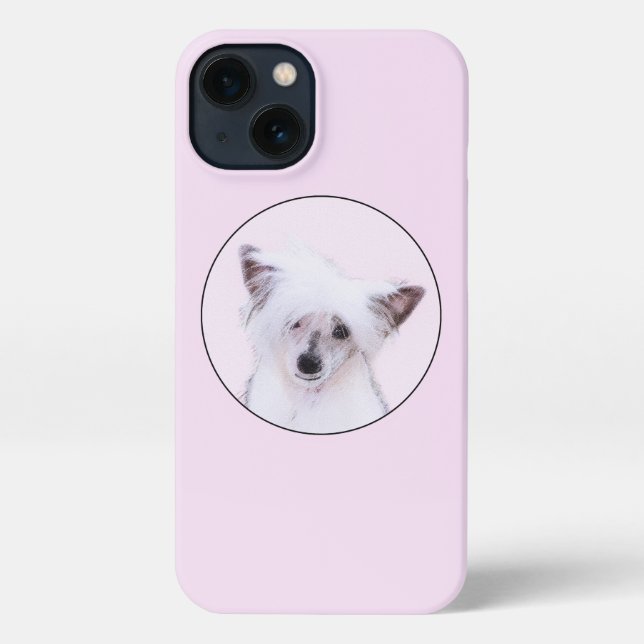 Coque iPhone Peinture chinoise en poudre - Art Chien (Verso)
