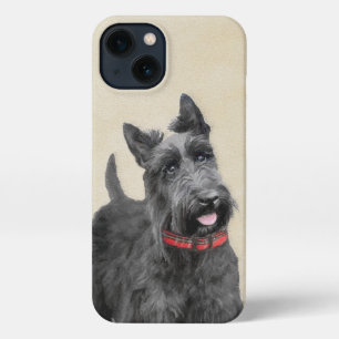 Etui iPhone 13 Peinture écossaise Terrier - Cute Original Chien A