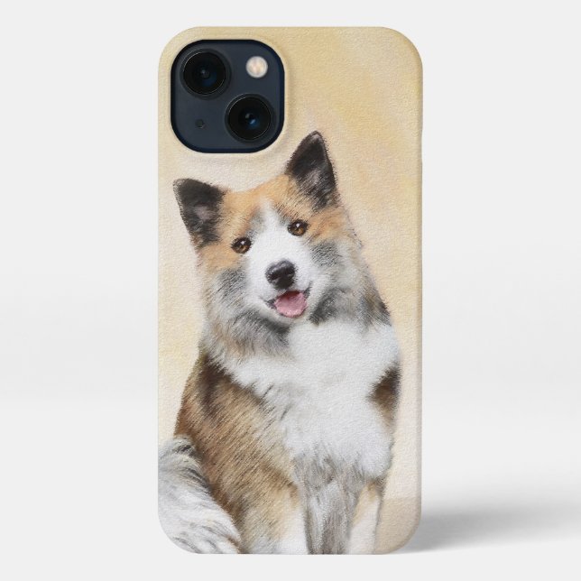Coque iPhone Peinture islandaise pour chien de mer - Art origin (Verso)