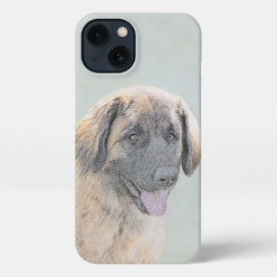 Etui iPhone 13 Peinture Leonberger - Joli art original chien