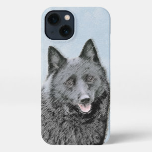 Etui iPhone 13 Peinture Schipperke - Cute Original Chien Art
