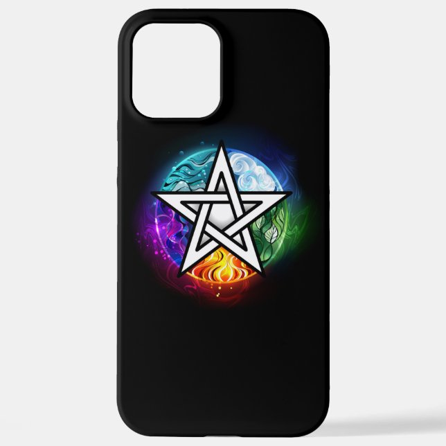 Coque iPhone pentagramme du Wiccan (Verso)