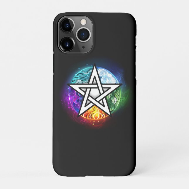 Coque iPhone pentagramme du Wiccan (Dos)