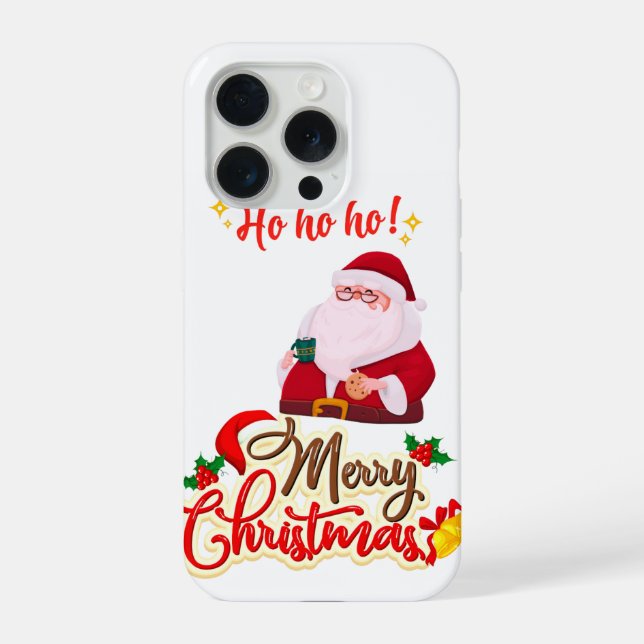 Coque iPhone Père Noël cool (Verso)