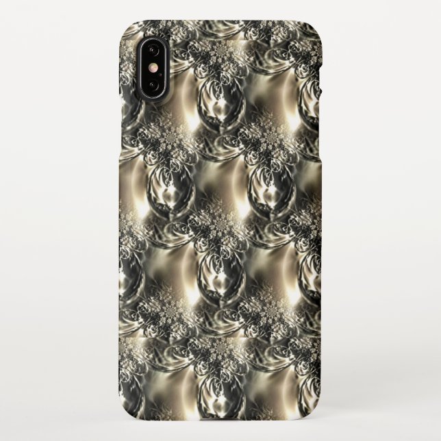 Coque iPhone Perles dorées (Dos)
