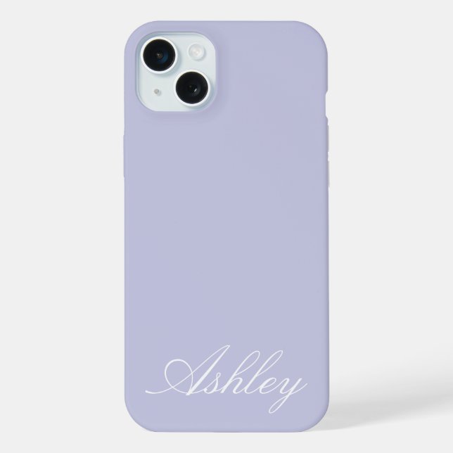 Coque iPhone Personalized Name Stylish Modern Elegant Minimal  (Verso)