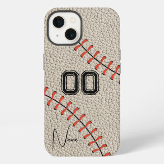 Etui iPhone 13 Personalized Number and Name Baseball Custom