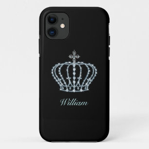 Coque iphone personnalisable Couronne diamant