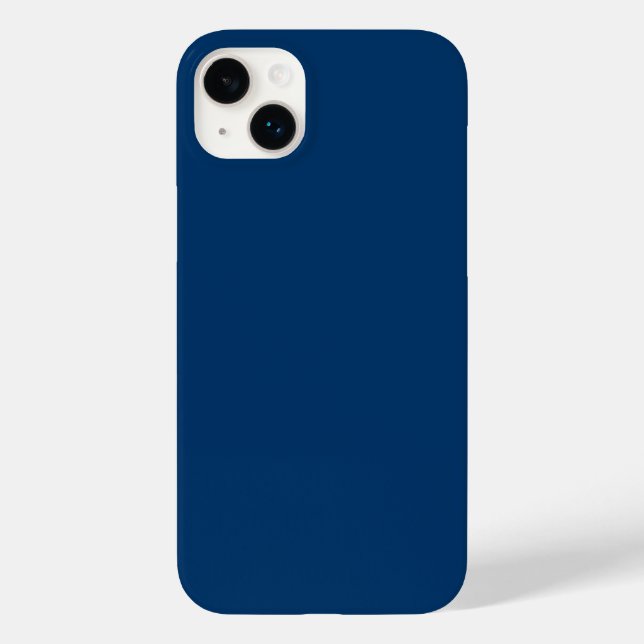 Coque iphone personnalisé bleu minuit (Verso)