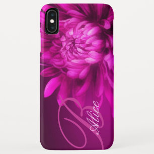 Coque iphone personnalisé Chrysanthemum mauve
