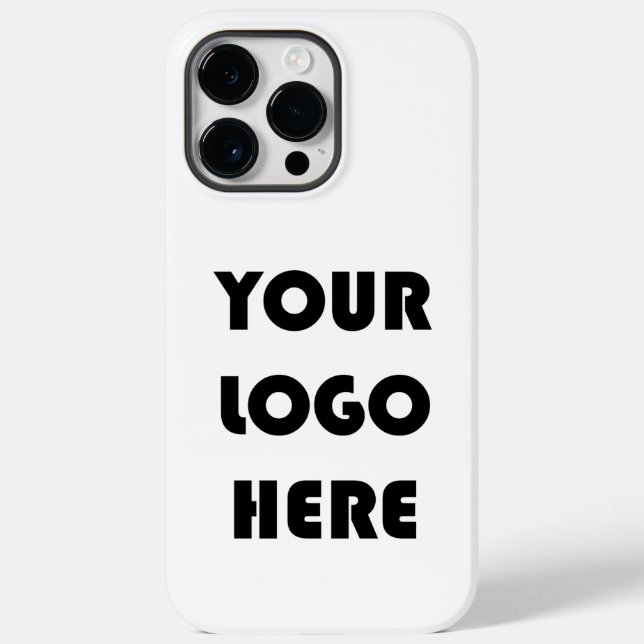 Coque iphone personnalisé, Coque de logo de l'entr (Verso)