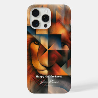 Personnalisé : Étui Majestic Lion pour iPhone 15 P