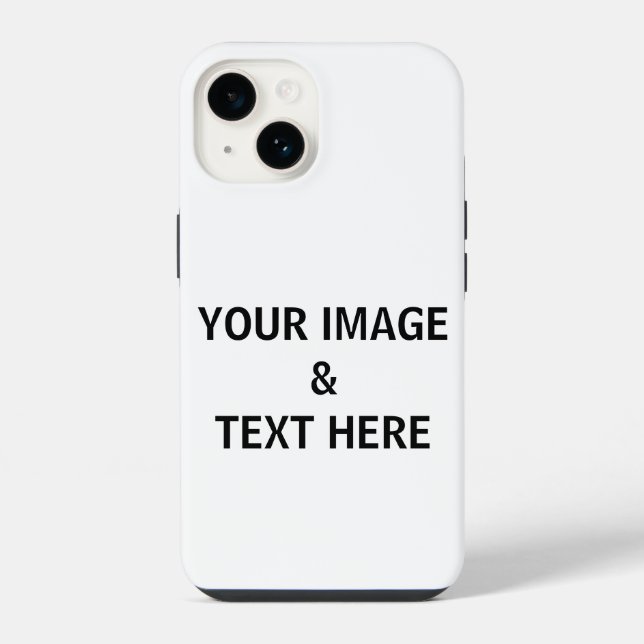 Coque iPhone Personnalisé Personnalisé Votre Propre Photo (Verso)