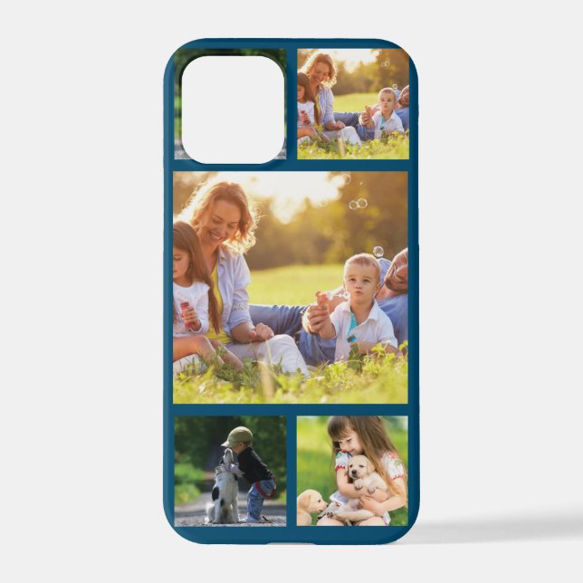 Coque iPhone Personnaliser le collage photo Coque-coque iphone  (Verso)