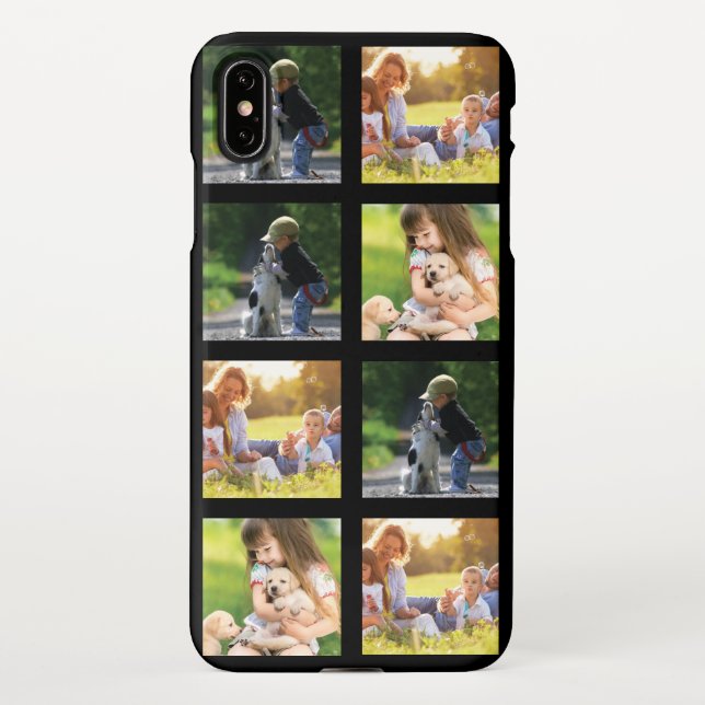 Coque iPhone Personnaliser le collage photo Coque-coque iphone  (Dos)