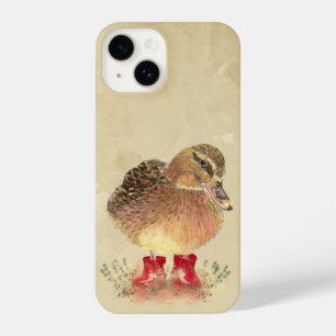 Coque Pour iPhone 14 Petit Boeuf De Canard Dans Des Bottes En Caoutchou