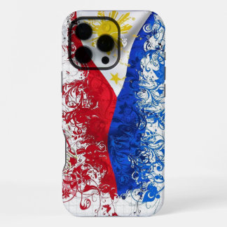 Coque iPhone 16 Pro Max "Philippine Flag Swirl - Edition artistique pour