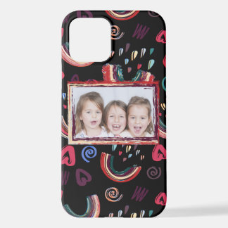 Coque iPhone 12 Photo Colorful Rainbow Custom moderne