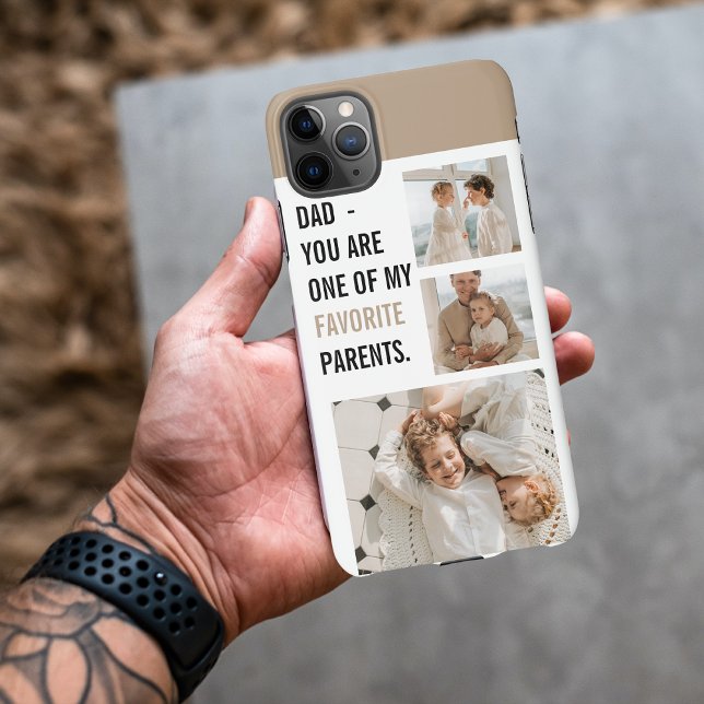 Coque iPhone Photo de collection moderne et cadeau de Fête des  (Créateur téléchargé)