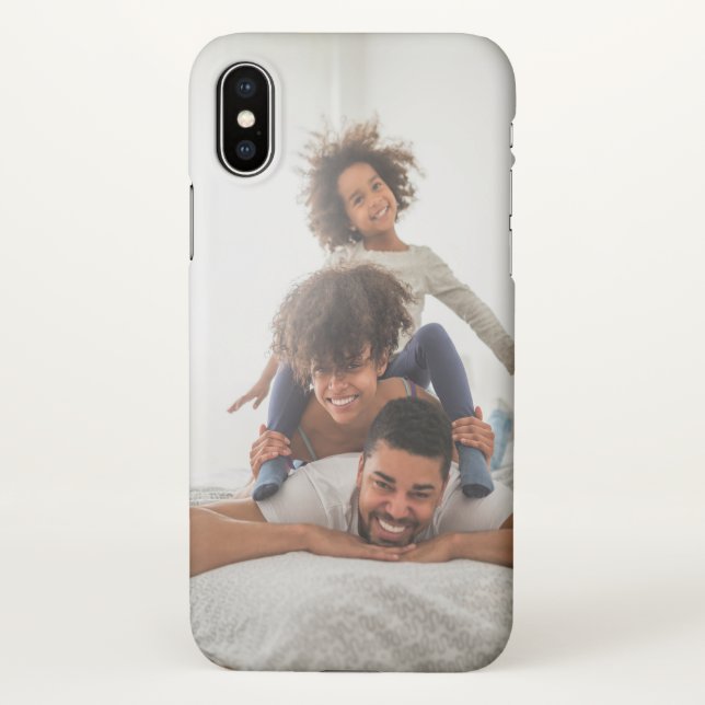 Coque iPhone Photo personnelle personnalisée du cool (Dos)