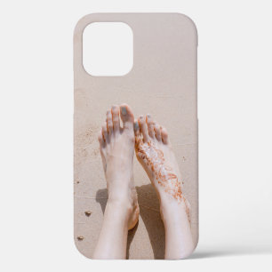 Coque iPhone 12 Photographie à mise au point sélective de pieds av