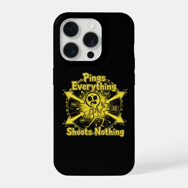 Coque iPhone Ping Tout Tire Rien (Verso)