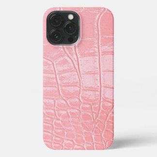 Etui iPhone 13 Pro Max Pink Snake Leather Aesthetic