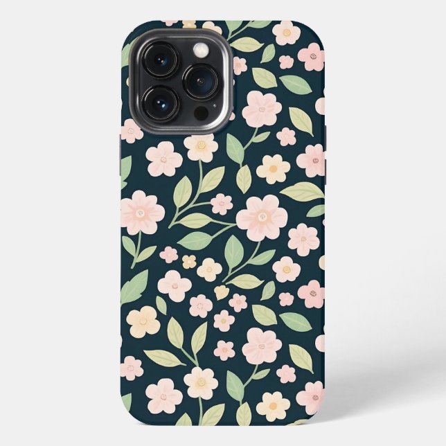 Coque iPhone Pink Spring Elegance (Verso)