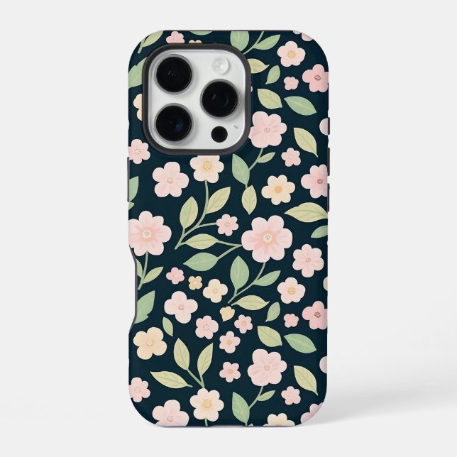 Coque iPhone Pink Spring Elegance (Verso)