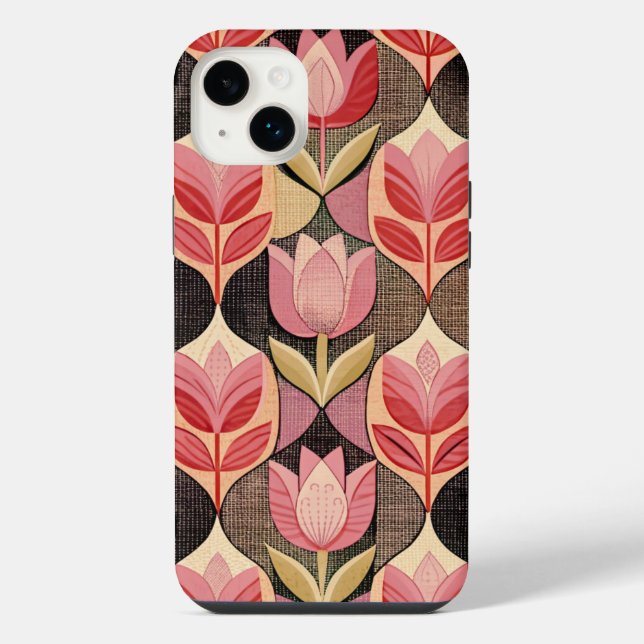 Coque iPhone Pink Tulips (Verso)