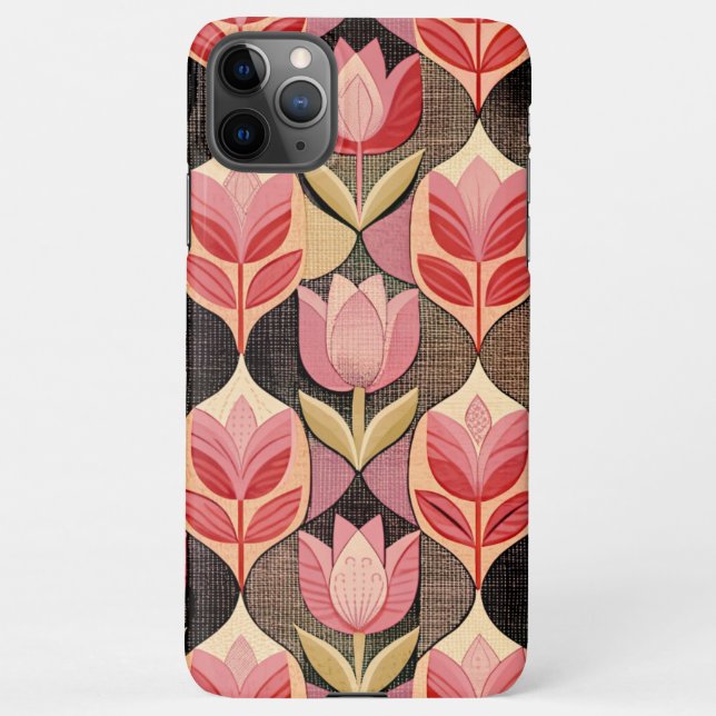 Coque iPhone Pink Tulips (Dos)