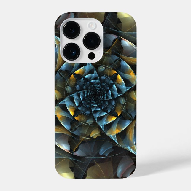 Coque iPhone Pinwheel Art Abstrait (Verso)