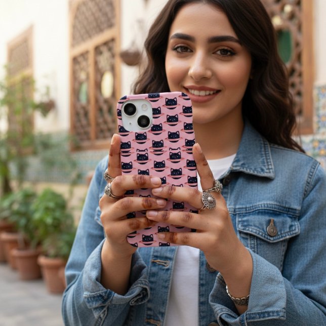 Coque iphone Planet Chat (Créateur téléchargé)