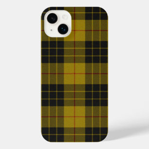 Plaque noire jaune tartan MacLeod