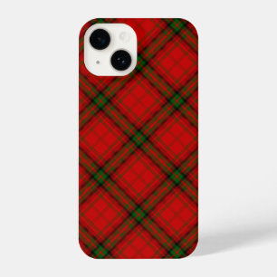 Coque Pour iPhone 14 Plaque rouge vert tartan MacDougall
