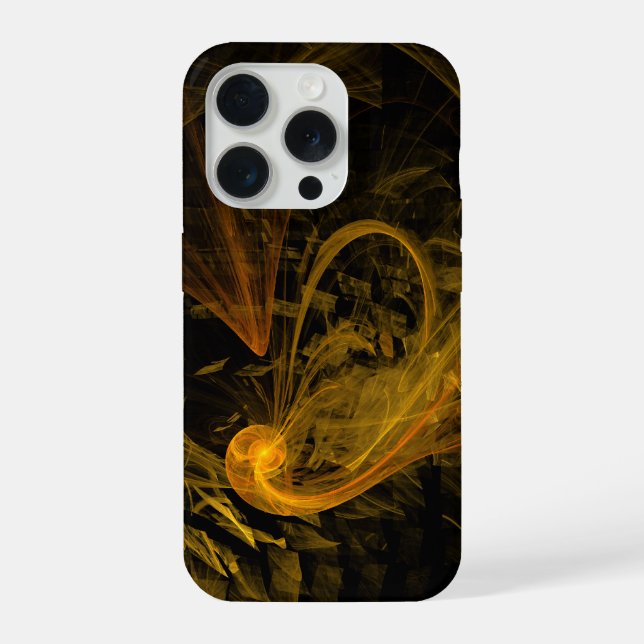 Coque iPhone Point de rupture Art Abstrait (Verso)