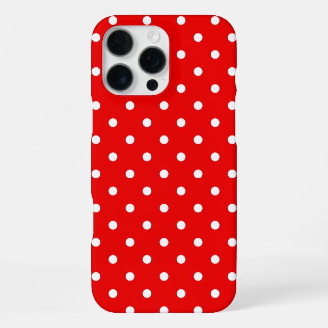 Coque iPhone Points polka (Verso)