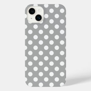 Pois blancs sur gris