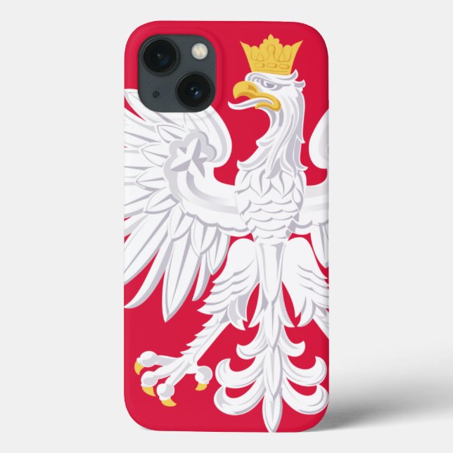 Coque iphone polonais Aigle Pologne (Verso)