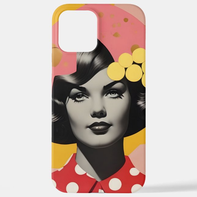 Coque iPhone Pop Art Portrait Phone Case (Verso)