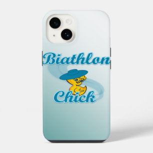 Coque Pour iPhone 14 Poulet de Biathlon #3