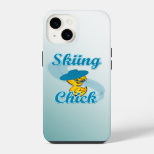 Coque Pour iPhone 14 Poulet de ski #3