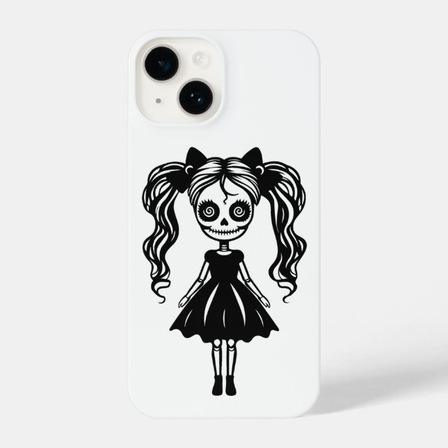 Coque iPhone Poupée éffrayante fille (Verso)