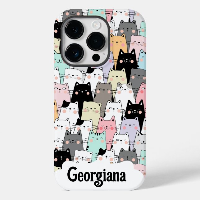 coque iphone pour les propriétaires de chats (Verso)