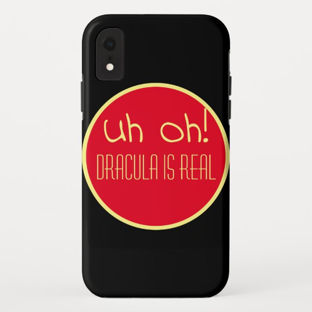 coque iphone pour si dracula est réel (Dos)