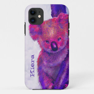 coque iphone pourpre de koala