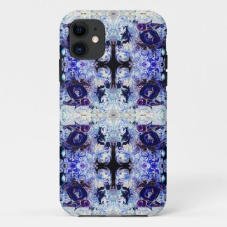 Coque iphone pourpre de yoga de lapin par le