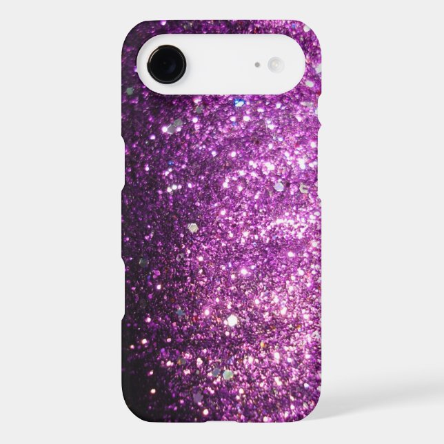 Coque iphone pourpre rose d'étincelle de parties (Verso)